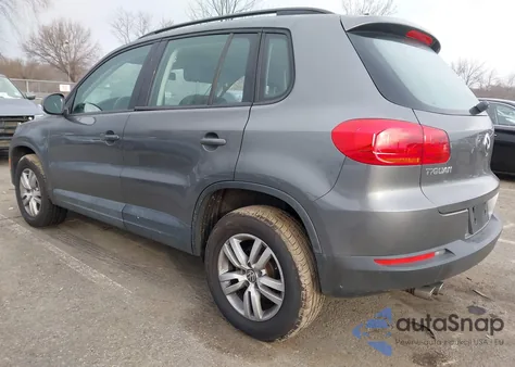 2015 Volkswagen Tiguan S из США, поврежденный, VIN WVGAV7AX1FW596411